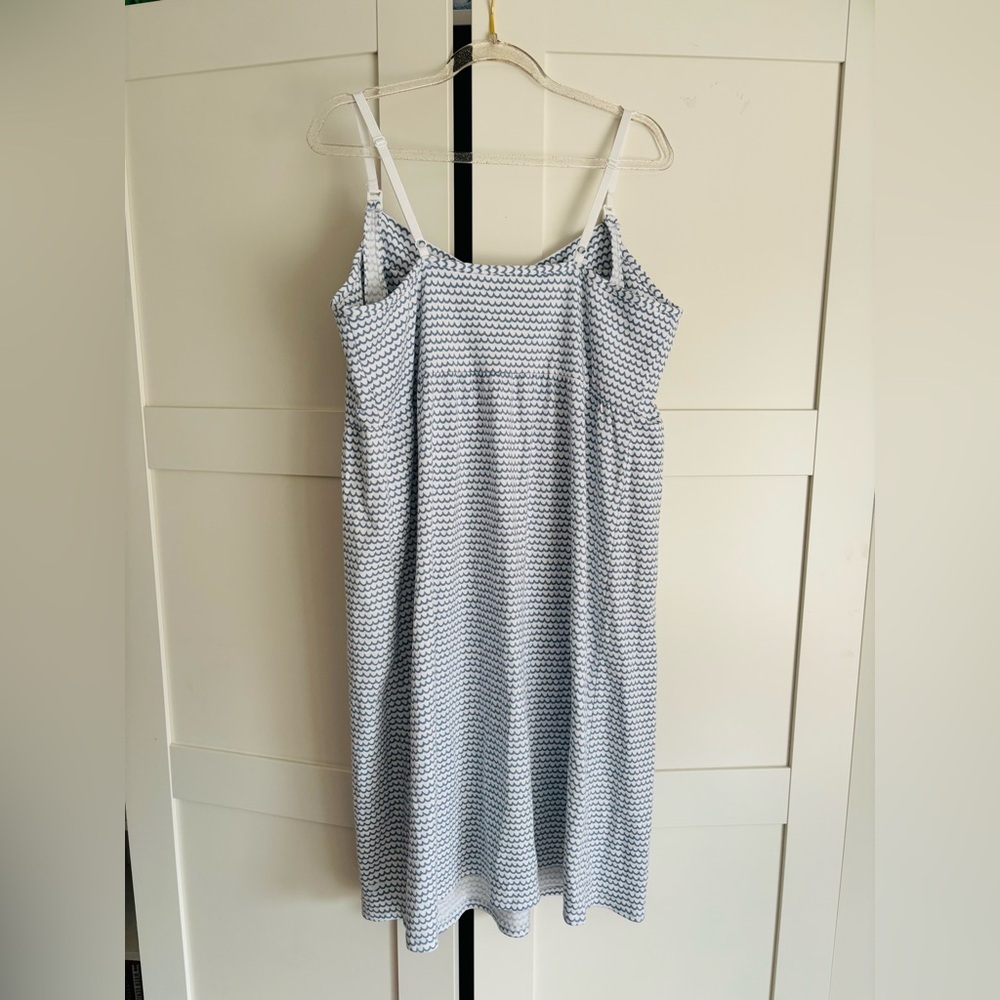 Petite Plume Women's Pima Cotton Maternity Nursing Nightgown Dress Medium - Picture 3 of 4